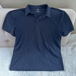 Navy blue polo shirt